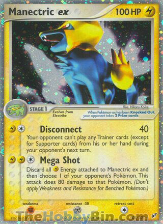 Manectric ex EX Deoxys Ultra Rare #101/107