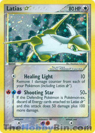 Latias Star EX Deoxys Ultra Rare #105/107