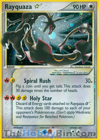 Rayquaza Star EX Deoxys Ultra Rare #107/107