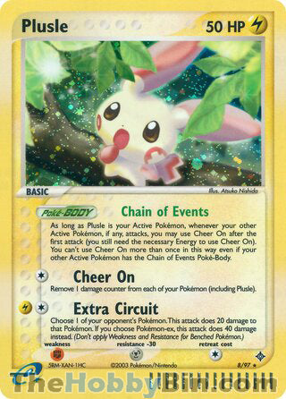 0008 Plusle Holo Rare Dragon