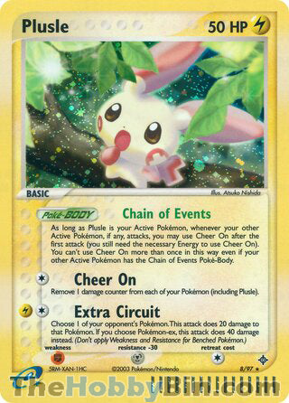 Plusle EX Dragon Holo Rare #8/97