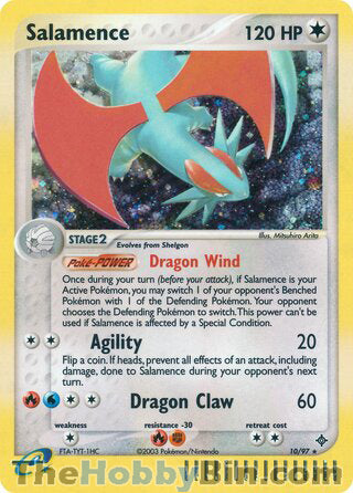 0010 Salamence Holo Rare Dragon