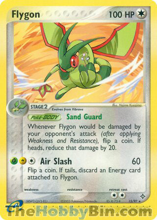 Flygon #15/97 Rare - EX Dragon Pokemon card