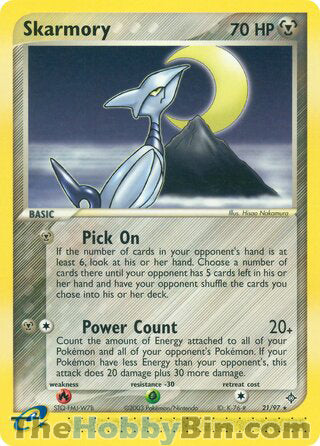 Skarmory EX Dragon Rare #21/97