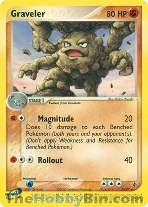 0030 Graveler Uncommon Dragon