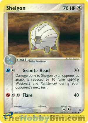 0042 Shelgon Uncommon Dragon