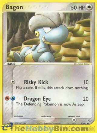 Bagon #50/97 Common - EX Dragon Pokemon card