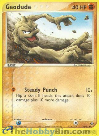 Geodude #56/97 Common - EX Dragon Pokemon card