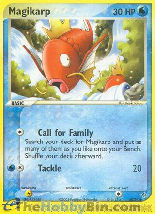 Magikarp #60/97 Common - EX Dragon Pokemon card