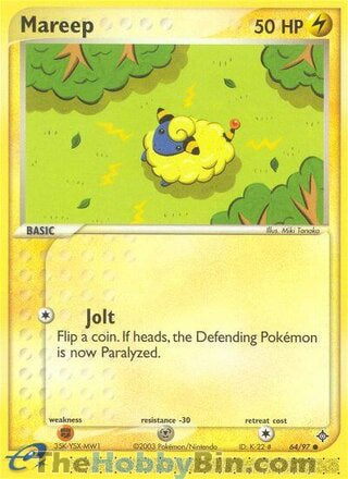 Mareep #64/97 Common - EX Dragon Pokemon card