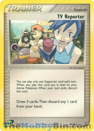 TV Reporter #88/97 Uncommon - EX Dragon Pokemon card