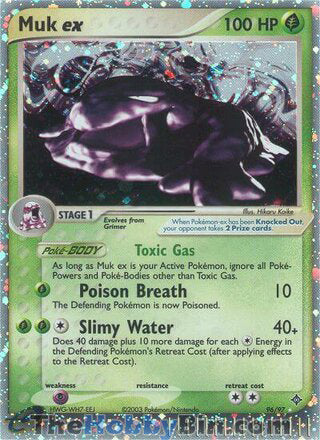 Muk ex #96/97 Ultra Rare - EX Dragon Pokemon card