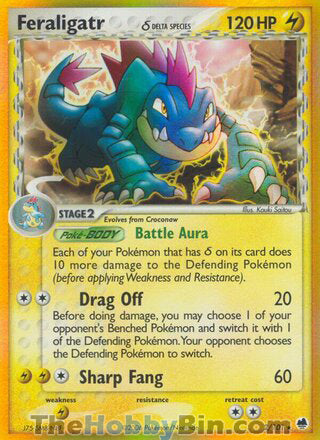 Feraligatr EX Dragon Frontiers Holo Rare #2/101