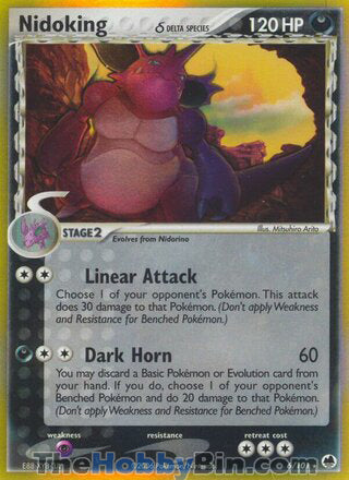 Nidoking EX Dragon Frontiers Holo Rare #6/101