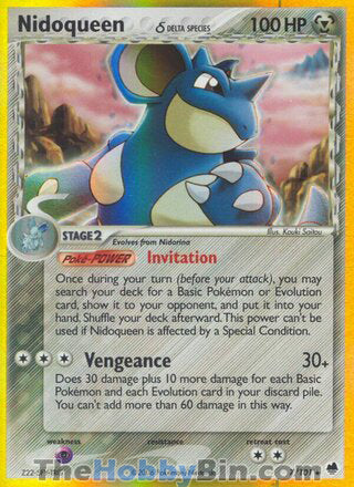 0007 Nidoqueen Holo Rare Dragon Frontiers