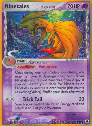 Ninetales EX Dragon Frontiers Holo Rare #8/101