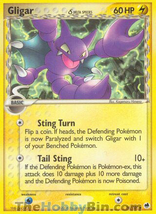 0016 Gligar Rare Dragon Frontiers