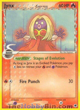 Jynx EX Dragon Frontiers Rare #17/101