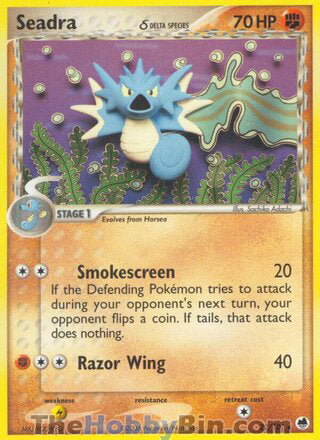 0022 Seadra Rare Dragon Frontiers