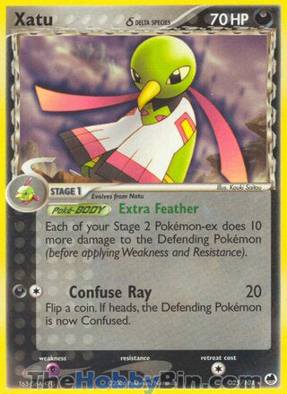 Xatu #25/101 Rare - EX Dragon Frontiers Pokemon card