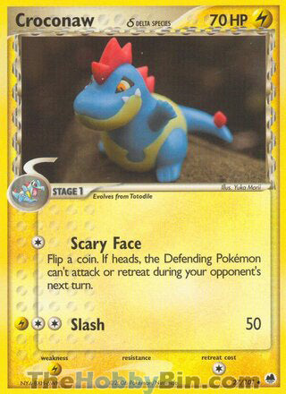 0027 Croconaw Uncommon Dragon Frontiers