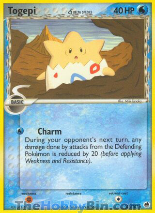 Togepi EX Dragon Frontiers Uncommon #41/101