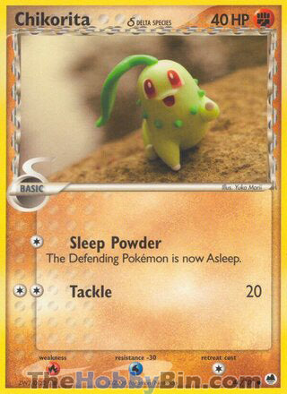 0044 Chikorita Common Dragon Frontiers