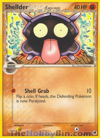 0063 Shellder Common Dragon Frontiers