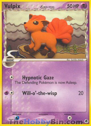 Vulpix EX Dragon Frontiers Common #70/101