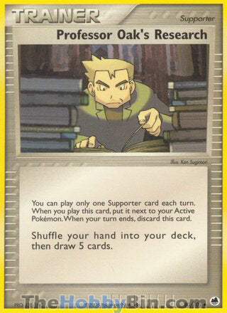 0080 Professor Oak's Research Uncommon Dragon Frontiers
