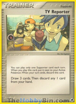0082 TV Reporter Uncommon Dragon Frontiers