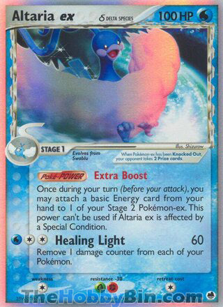 Altaria ex EX Dragon Frontiers Ultra Rare #90/101