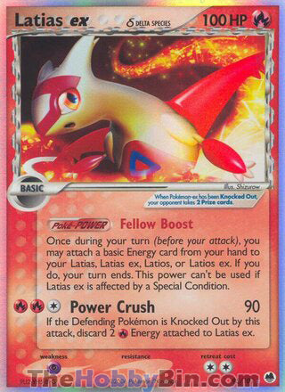 Latias ex EX Dragon Frontiers Ultra Rare #95/101