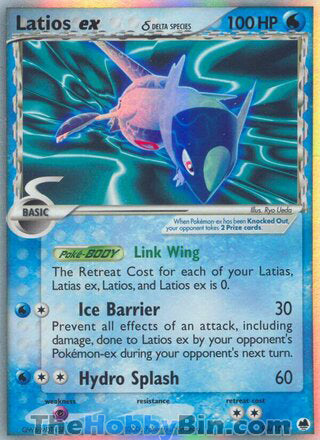 Latios ex EX Dragon Frontiers Ultra Rare #96/101