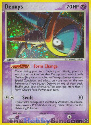 0002 Deoxys Holo Rare Emerald