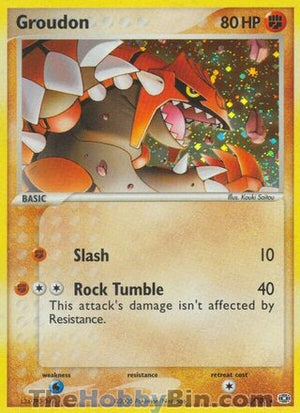 0005 Groudon Holo Rare Emerald