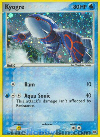 0006 Kyogre Holo Rare Emerald