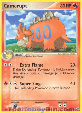 0023 Camerupt Uncommon Emerald