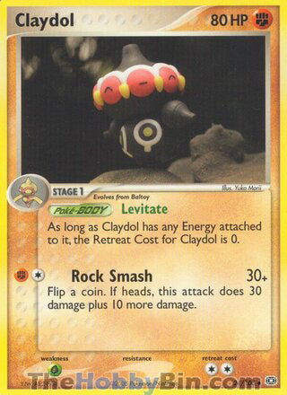 0024 Claydol Uncommon Emerald