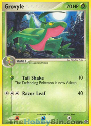 0028 Grovyle Uncommon Emerald