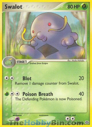 Swalot EX Emerald Uncommon #40/106