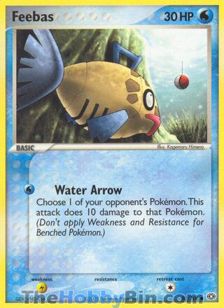 Feebas #50/106 Common - EX Emerald Pokemon card