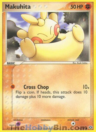 Makuhita #54/106 Common - EX Emerald Pokemon card