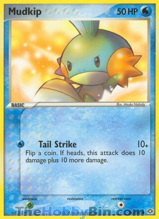 Mudkip #56/106 Common - EX Emerald Pokemon card
