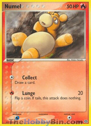 Numel #57/106 Common - EX Emerald Pokemon card