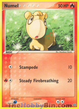 Numel #58/106 Common - EX Emerald Pokemon card