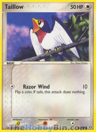 Taillow #68/106 Common - EX Emerald Pokemon card