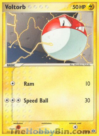 Voltorb #71/106 Common - EX Emerald Pokemon card