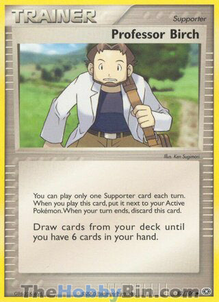 Professor Birch #82/106 Uncommon - EX Emerald Pokemon card