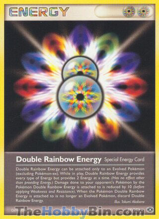 Double Rainbow Energy EX Emerald Rare #87/106